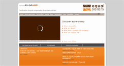 Desktop Screenshot of equalsalary.org